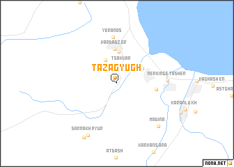 map of Tʼazagyugh