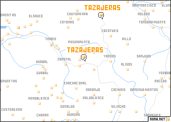 map of Tazajeras