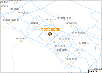 map of Tǝzǝkǝnd