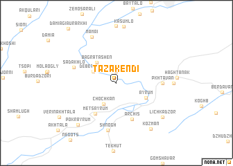 map of Tazakendi