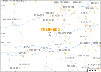 map of Tazakend