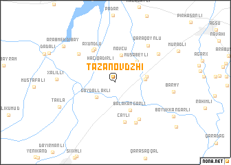 map of Tazanovdzhi