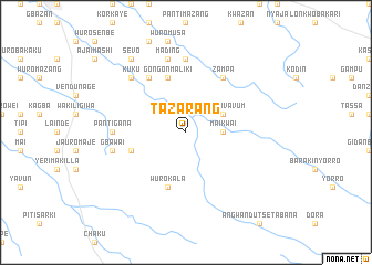 map of Tazarang