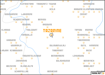 map of Tazarine