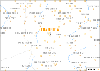 map of Tazarine