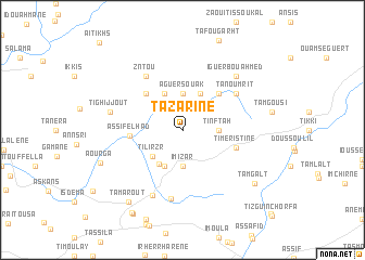 map of Tazarine