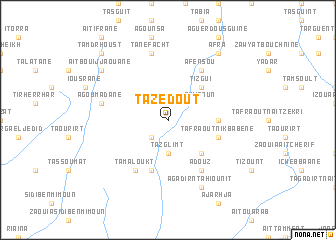 map of Tazedout