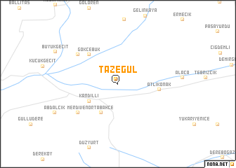 map of Tazegül