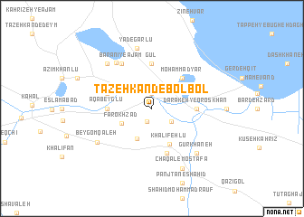 map of Tāzeh Kand-e Bolbol