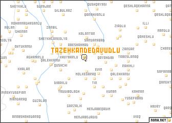 map of Tāzeh Kand-e Dāvūdlū