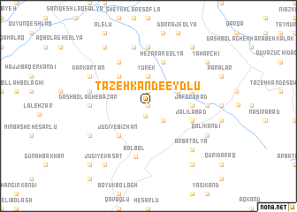 map of Tāzeh Kand-e ‘Eydlū