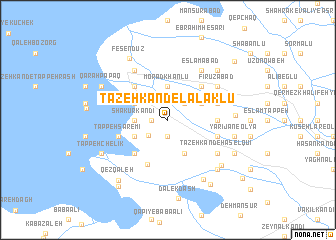 map of Tāzeh Kand-e Lalaklū