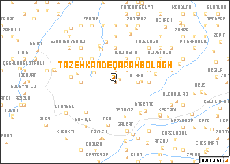 map of Tāzeh Kand-e Qarah Bolāgh