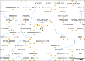 map of Tazeka