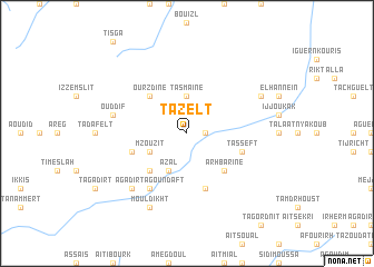 map of Tazelt