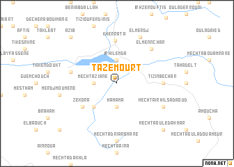 map of Tazemourt