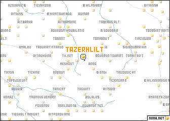 map of Tazerhlilt