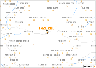 map of Tazerout