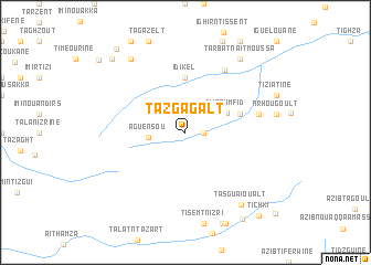 map of Tazgagalt