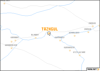 map of Tazhgul
