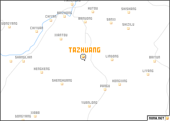 map of Tazhuang