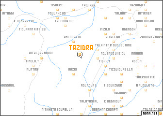 map of Tazidra