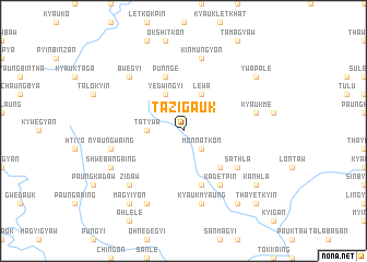 map of Tazigauk