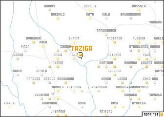 map of Taziga