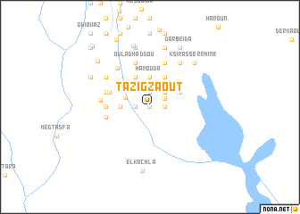 map of Tazigzaout