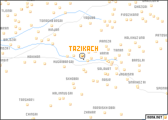 map of Tāzi Kach