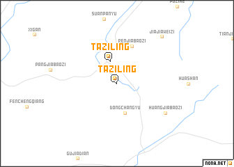 map of Taziling