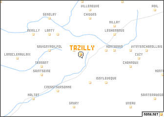 map of Tazilly