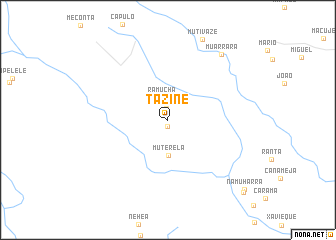 map of Tazine