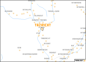 map of Taziricht