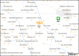 map of Tazi