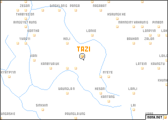 map of Tazi