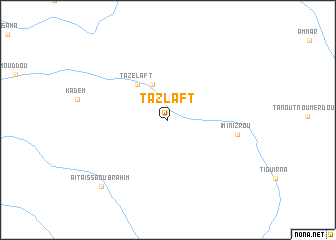 map of Tazlaft