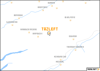 map of Tazleft