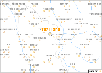 map of Tazliada