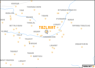 map of Tazlmimt