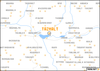map of Tazmalt