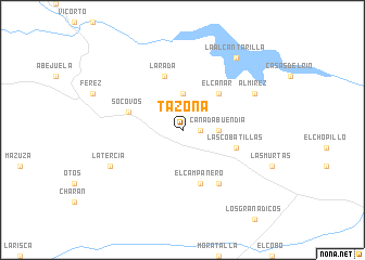 map of Tazona
