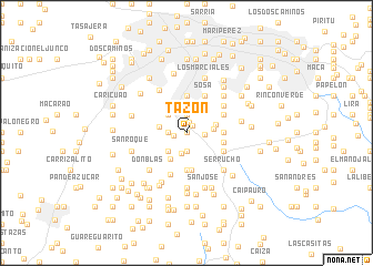 map of Tazón
