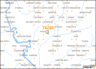 map of Tazon