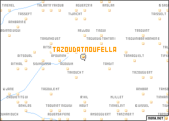 map of Tazoudat nʼOufella