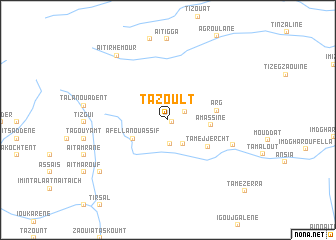 map of Tazoult