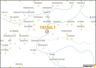 map of Tazoult