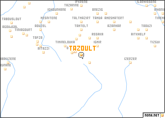 map of Tazoult