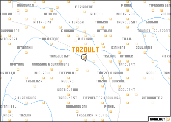 map of Tazoult