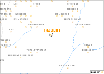 map of Tazoumt